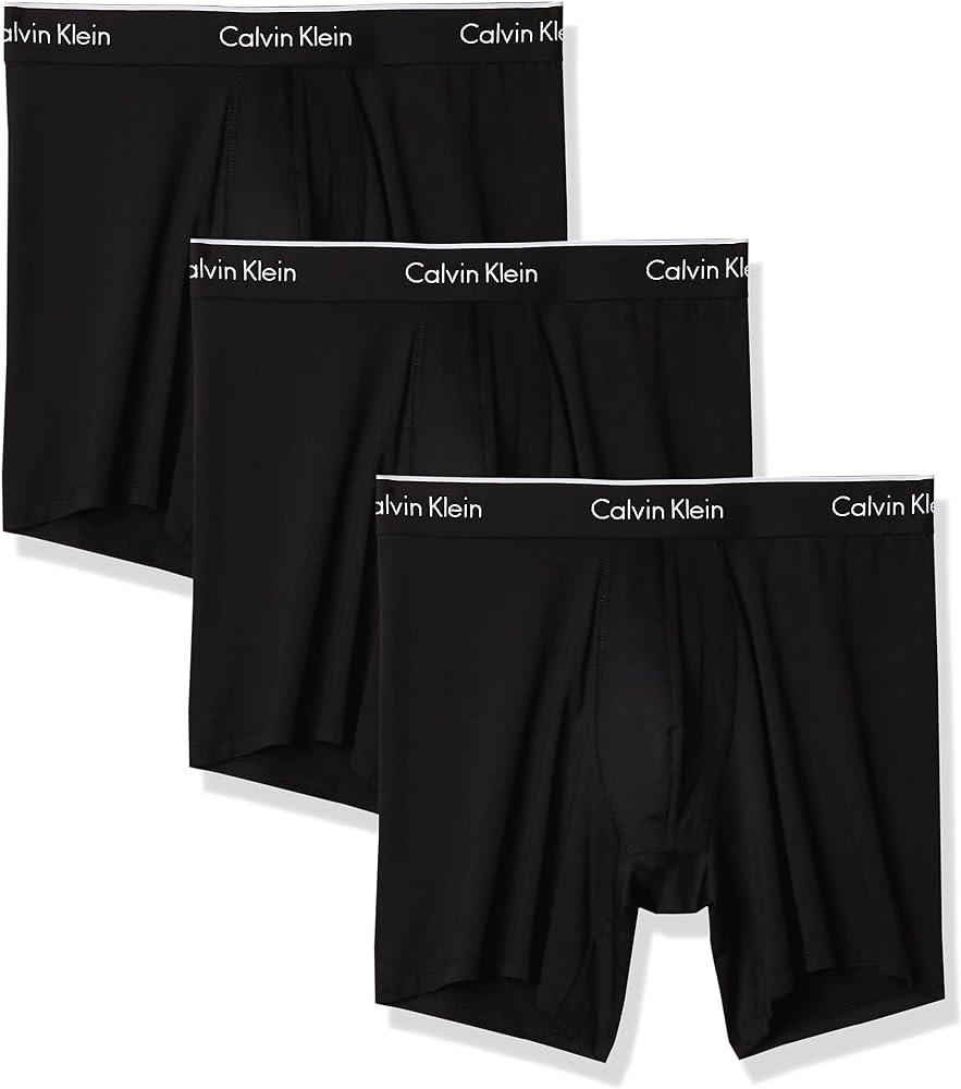 Calvin Klein Men's Microfiber Stretch 3-Pack Boxer Brief
