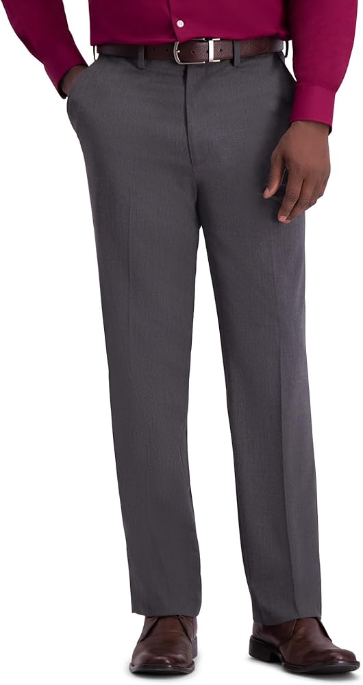 HAGGAR Mens Premium Stretch Classic Fit Subtle Pattern Suit Separates Pants & Jackets