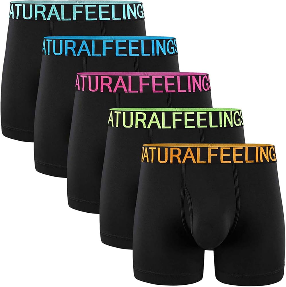 5Mayi Boxer Briefs Mens Underwear Cotton Mens Boxer Briefs Underwear for Men Pack S M L XL XXL