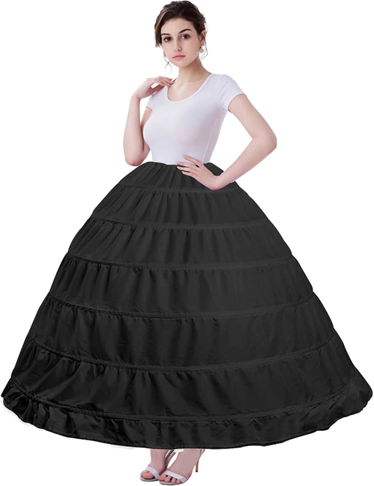 Women Hoop Skirt Petticoat Skirt for Women Ball Gown Slip Crinoline Underskirt Full A-line Underskirt