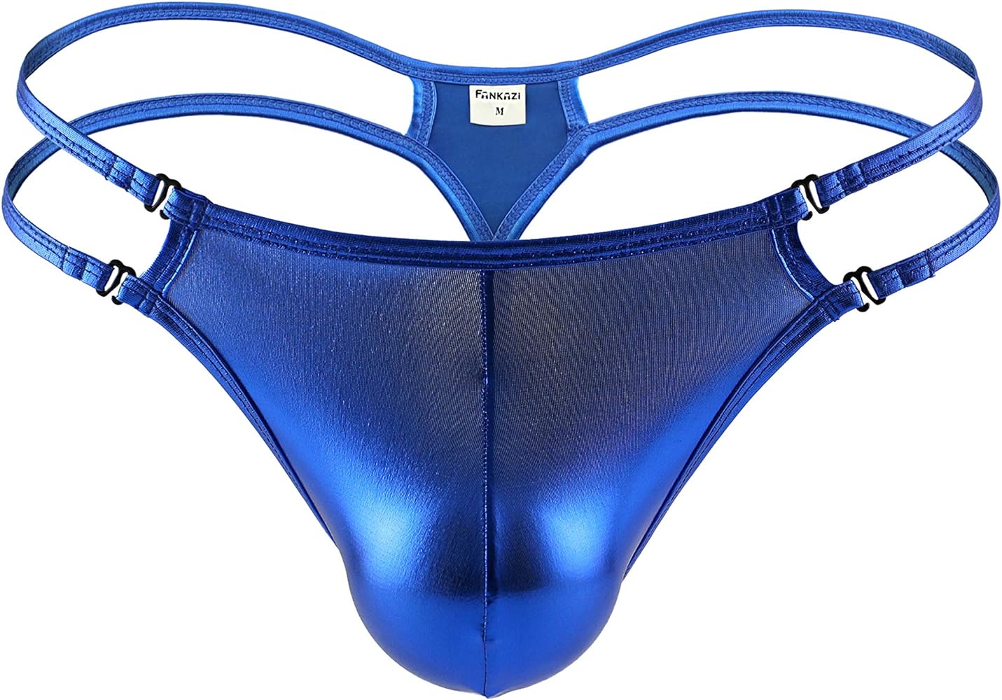 Men's Shiny Metallic G-String Thong T-Back Jockstrap Sexy Underwear