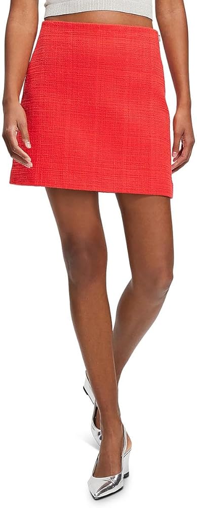 Theory Women's Tonal Tweed Mini Skirt
