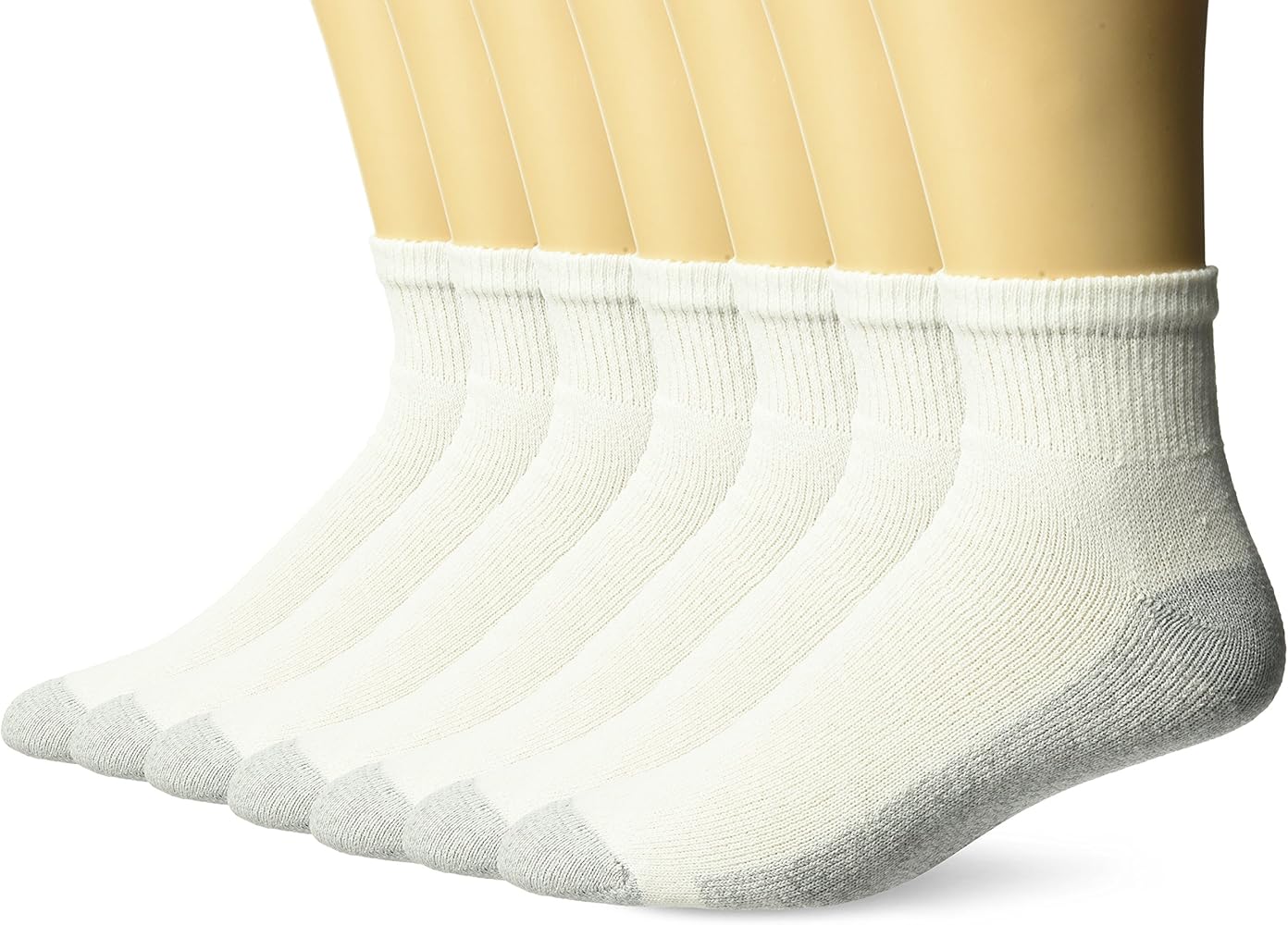 Hanes Mens Freshiq Ankle Sock 7-Pack (Includes 1 Free Bonus Pair)