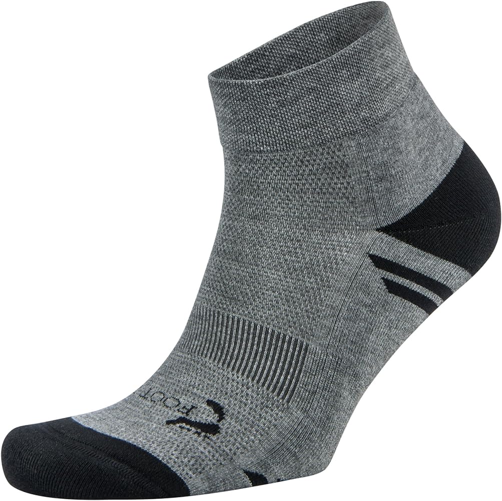 Harbinger Footzen by Balega Quarter, White, Medium, (1-Pair)