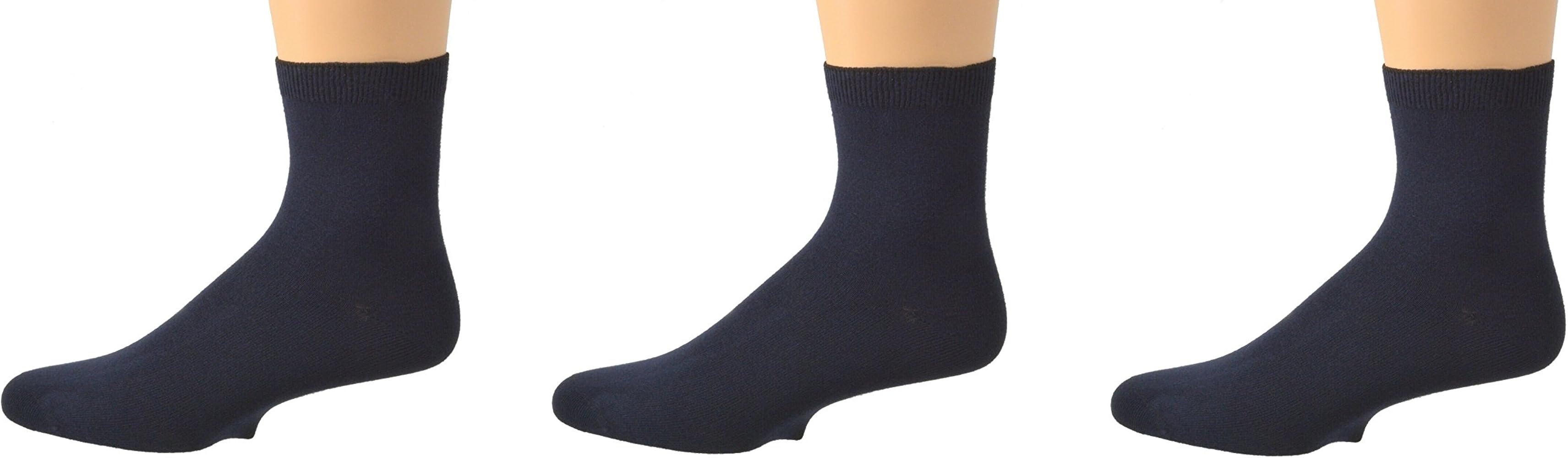 Men's Rayon from Bamboo Low Cut Shortie Socks, Moisture-Wicking, Stretchy. Breathable & Comfy | 3 Pair Pack Casual Wear Socks