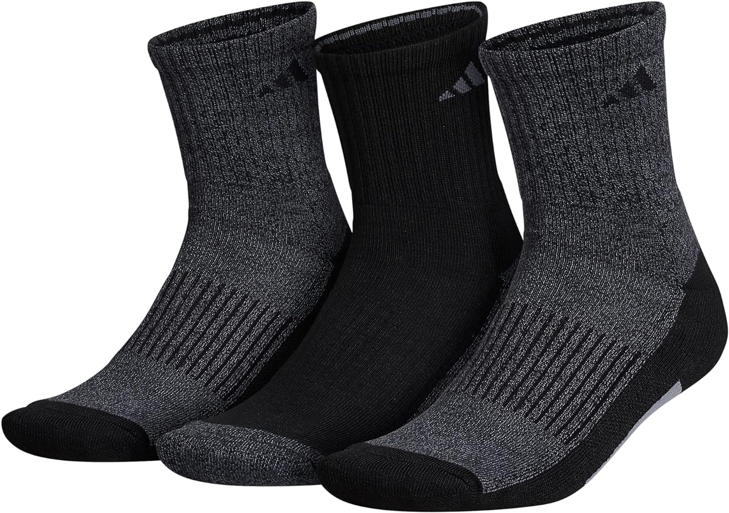 adidas Men's Cushioned X 3 Mid-Crew Socks (3-Pair)