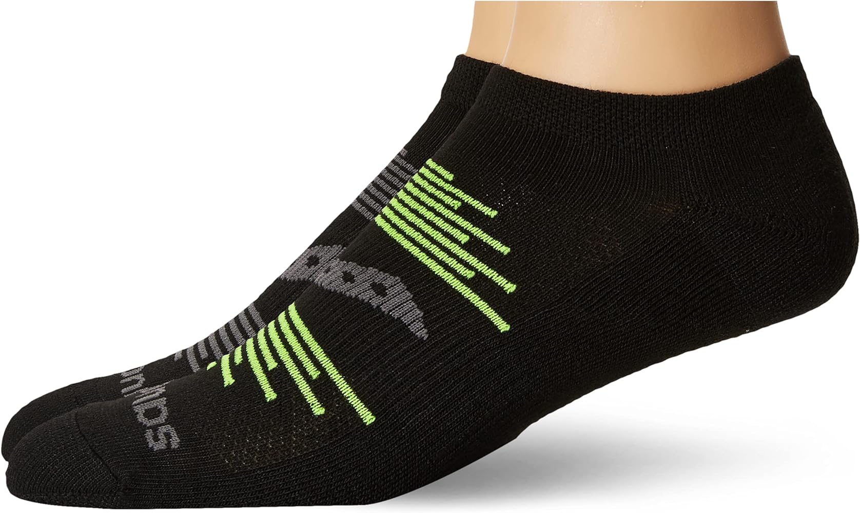 Saucony Men's Multi-pack Firework Ventilating Performance Comfort No-show Socks
