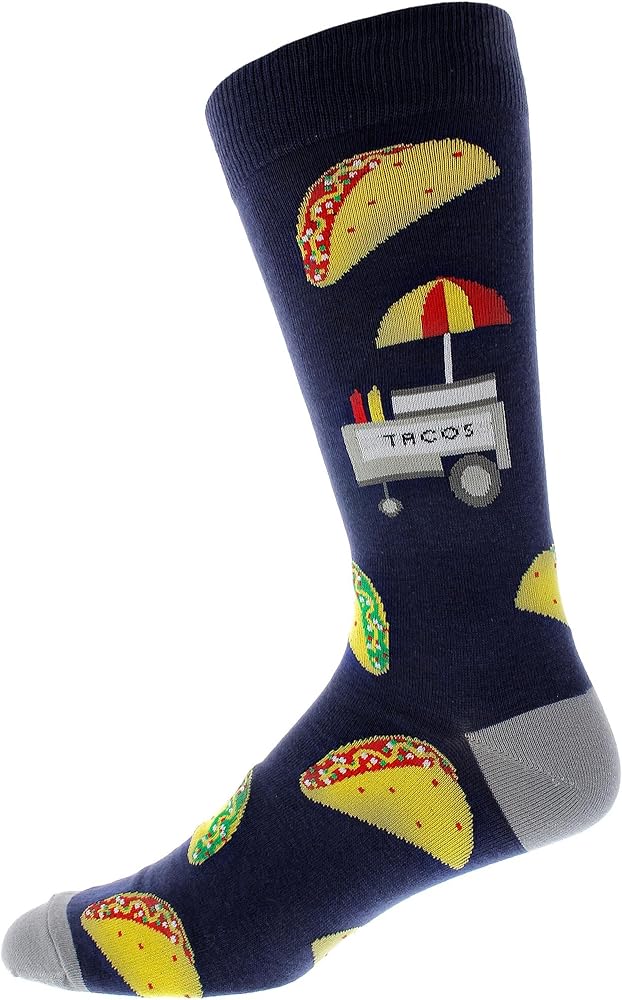 Man Cave Trouser Socks, Taco - Navy Blue