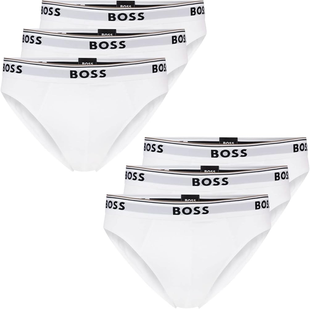 BOSS Men's Power Briefs Briefs Cotton Stretch Pack of 3
