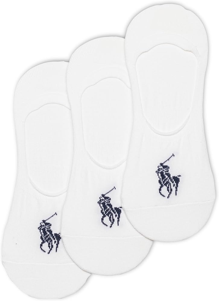 Polo Ralph Lauren Mens Supersoft Liner Socks 3 Pack