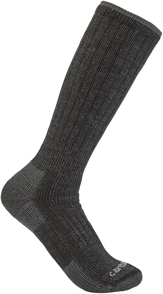 Carhartt Men's Midweight Synthetic-Wool Blend Boot Sock