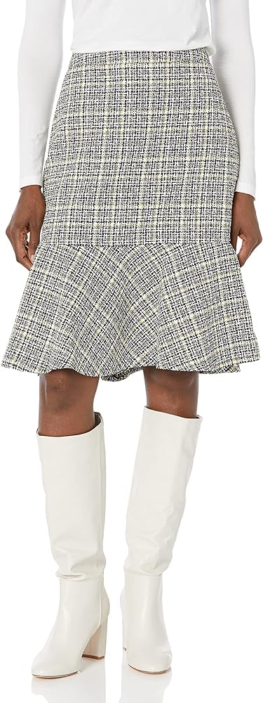 Kasper Women's Slim to Flounce Skirt