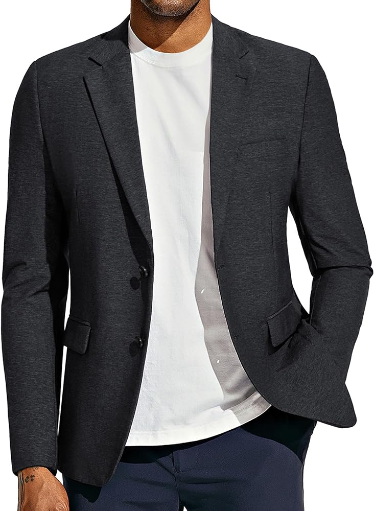 PJ PAUL JONES Men's Casual Blazer Suit Jackets Lightweight Stretch Sport Coats