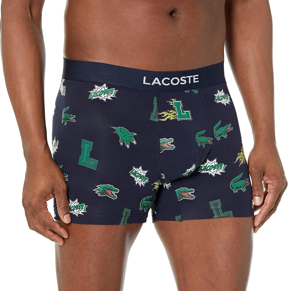 Lacoste Men's Holiday Croc Animation Boxer Brief