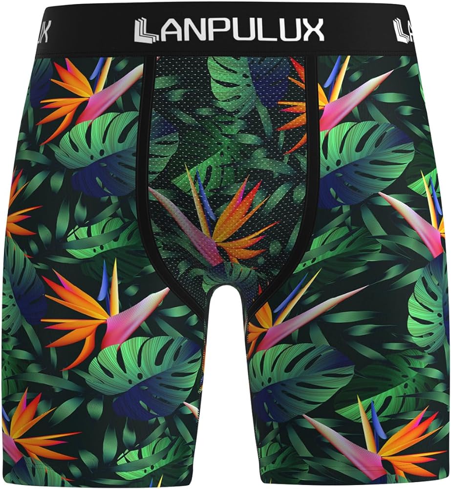 LANPULUX Mens Underwear Men's Boxer Briefs Novelty Boxer Brief Underwear for Men Boys Underwears Birthday Gifts