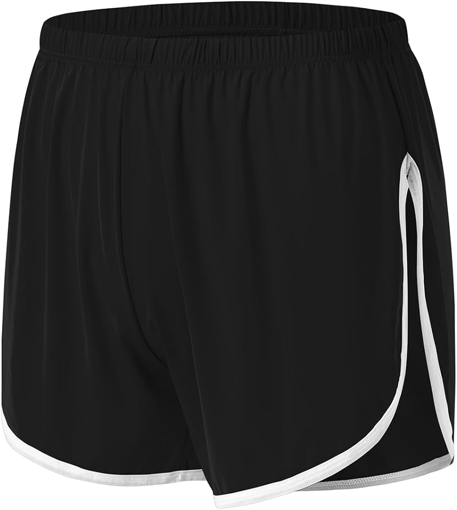 Men's Split Side Underwear Sexy Boxer Underwear Loose Fit Soft Lounge Short