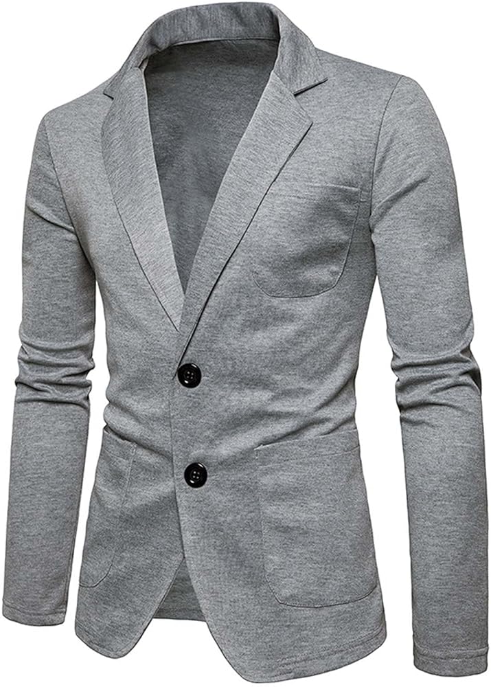 Blazers for Mens Suit Jacket Mens Casual Sport Coat Two Button Suit Blazer Slim Fit Notched Lapel Lightweight Jackets