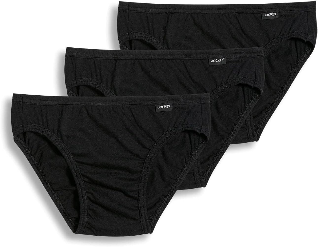 Jockey Men's Underwear Elance Bikini - 3 Pack