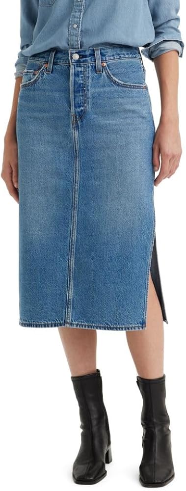 Levi's Women's Side Slit Skirt