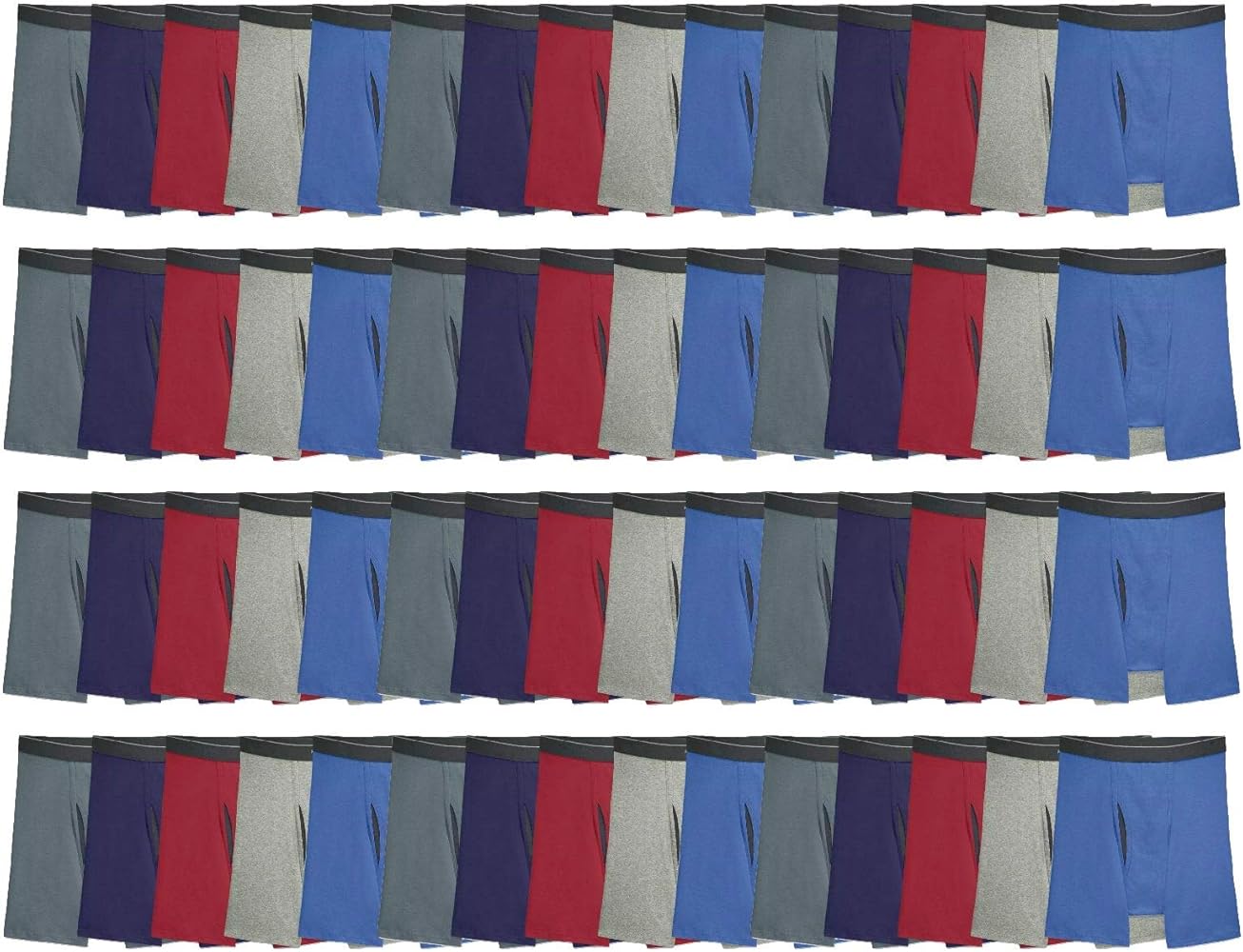 BILLIONHATS Bulk Men's Cotton Briefs for Homeless Shelter Donations, Wholesale Underwear for Men