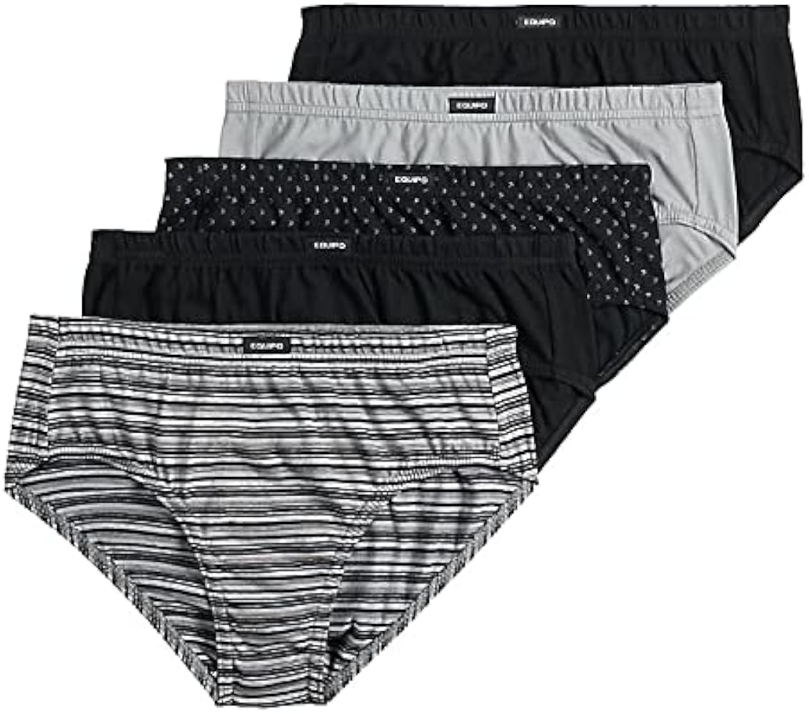 Equipo Mens 5-pack Low Rise Briefs (Medium)