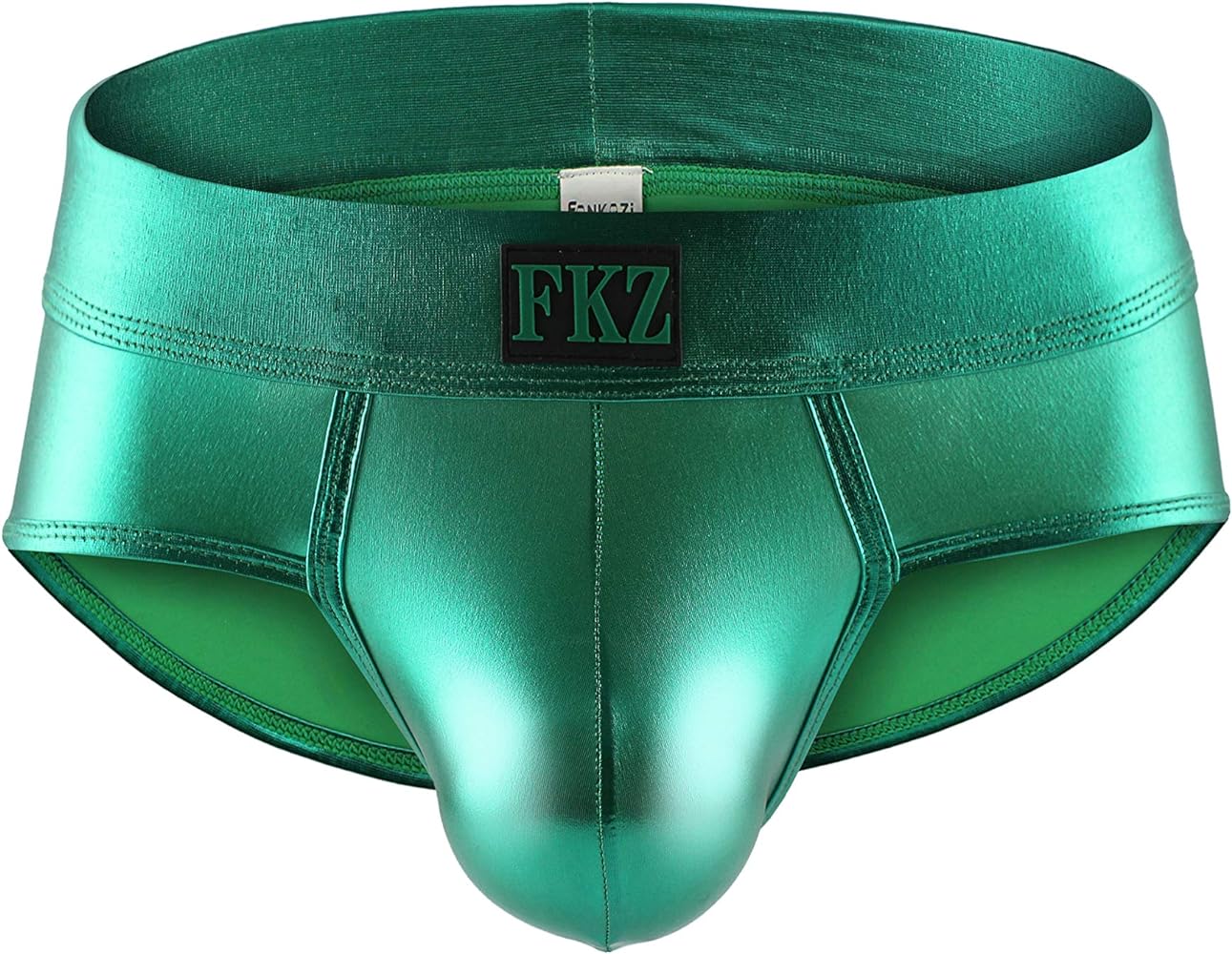 Men's Shiny Metallic Mini Boxer Briefs Performance Trunks Underpants
