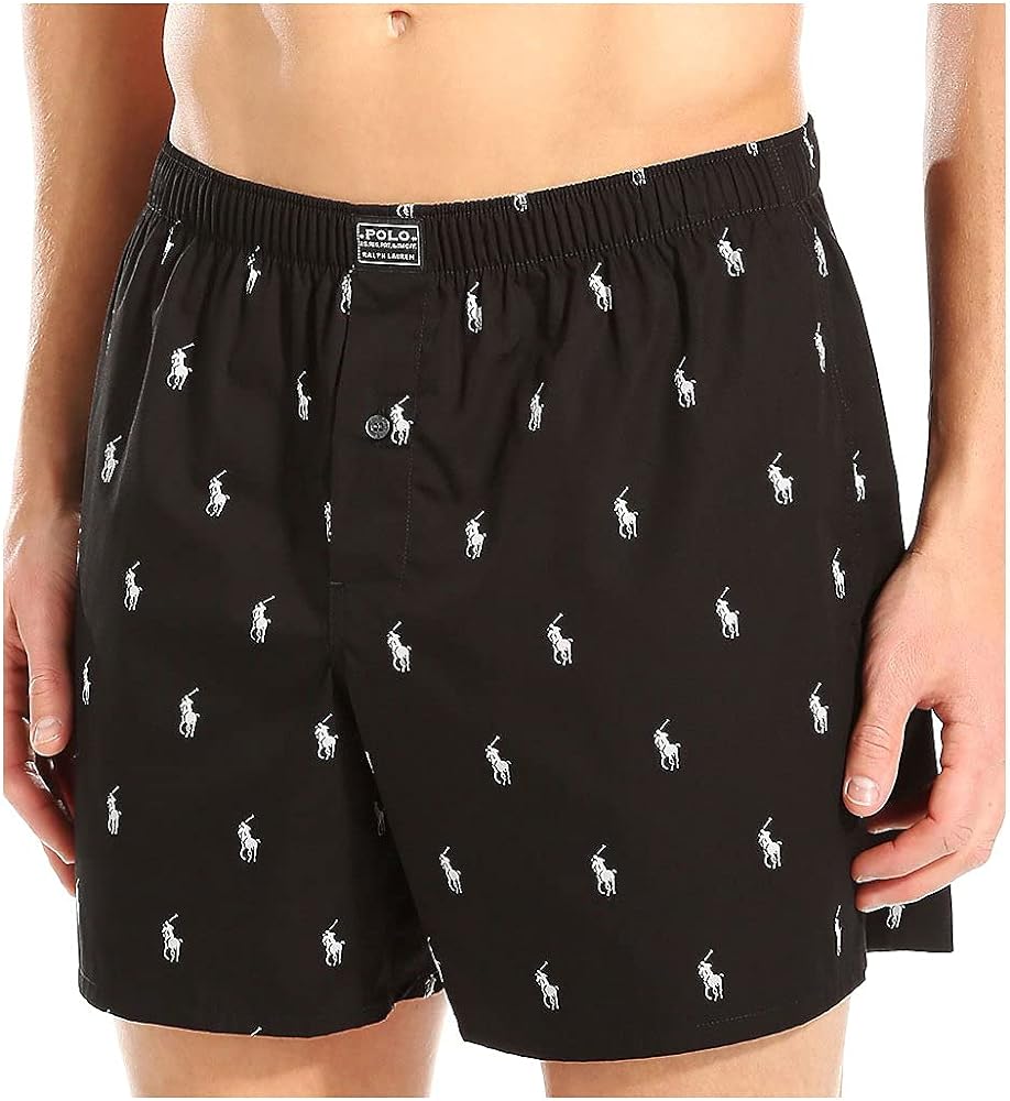 Polo Ralph Lauren Mens All Over Pony Player Woven Boxer