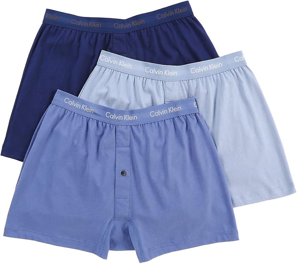 Calvin Klein Men's Cotton Multi-Pack Knit Boxers