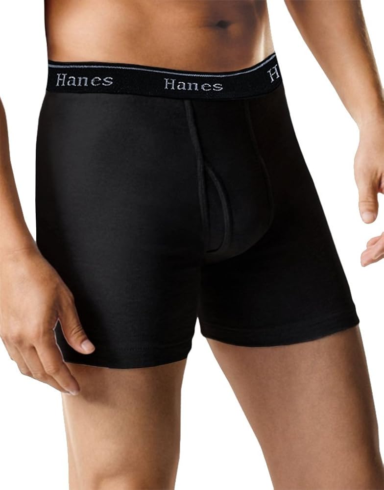 Hanes Ultimate 5 Packs for Men FreshIQ Boxer Briefs with ComfortFlex Waistband