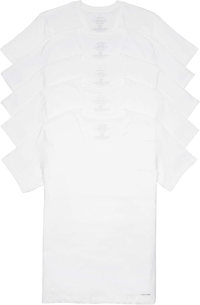 Calvin Klein Men's Cotton Classics 5-Pack Undershirts