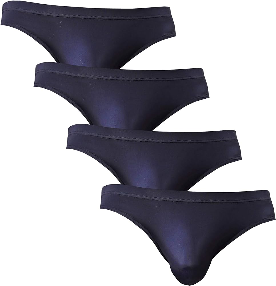 WINDAY Men Briefs Breathable Ice Silk Triangle Bikinis and Briefs N04