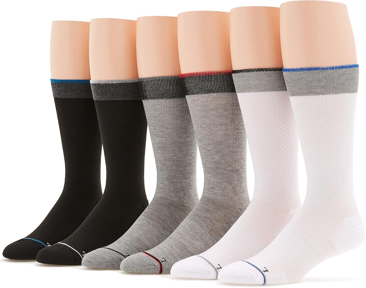 Perry Ellis Men's Portfolio Bonus 6 Pack Socks