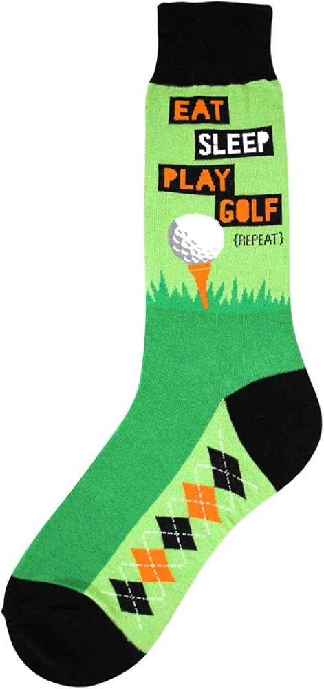 Foot Traffic, Men's Sports-Themed Socks, Fits Men's Shoe Sizes 7-12