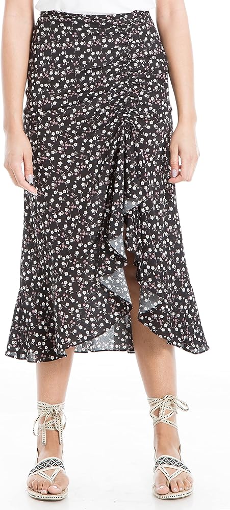 Max Studio Women's Maxi Ruffle Skirt