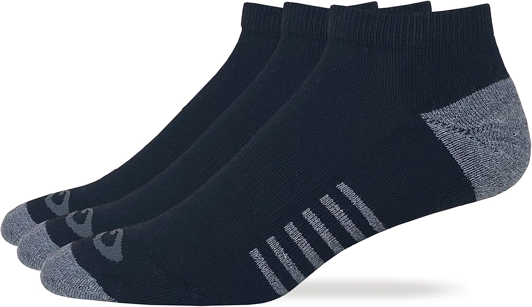 Drake Ultra-Dri Low Cut Socks, Black, Lrg (W 9-12 / M 9-13), 3 Pair