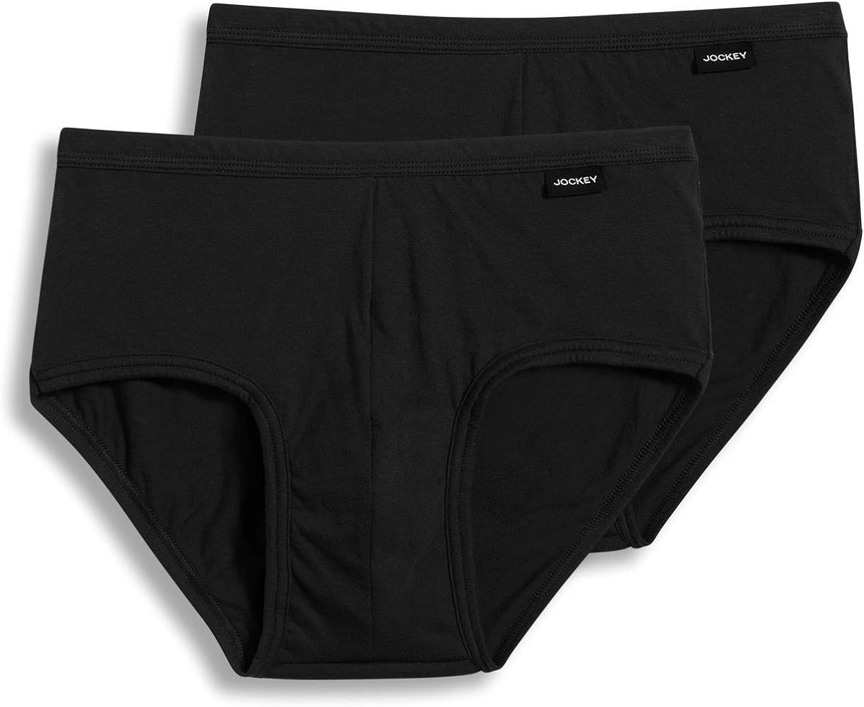 Jockey Men's Underwear Elance Poco Brief - 2 Pack