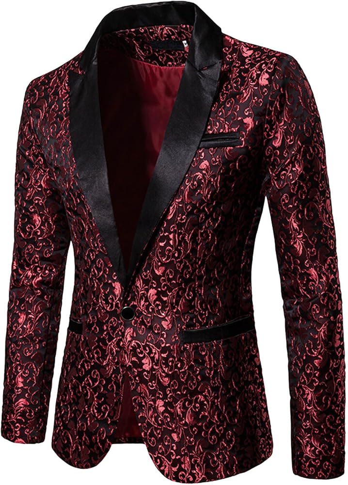 Mens Sequin Shiny Prom Suit Jacket Two Button Slim Fit Sport Coats and Blazers Tuxedo for Wedding Banquet 2024