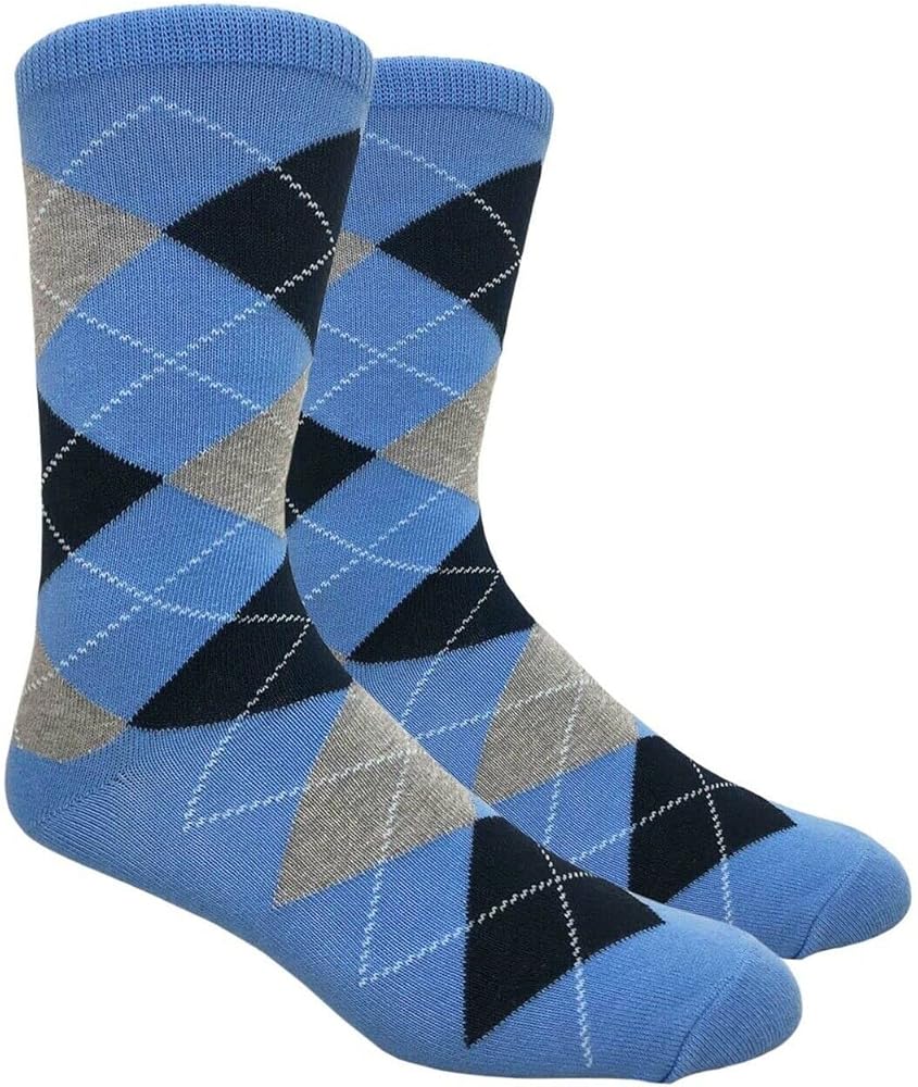 Argyle Pattern Men's Dress Socks