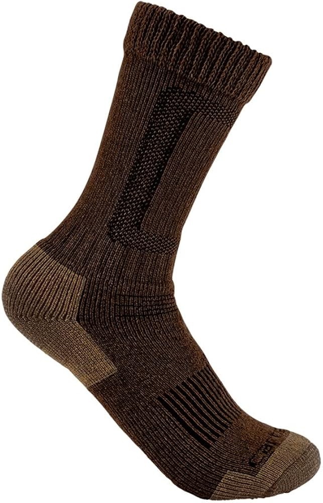 Carhartt Men's Heavyweight Wool Blend Steel Toe Boot Sock