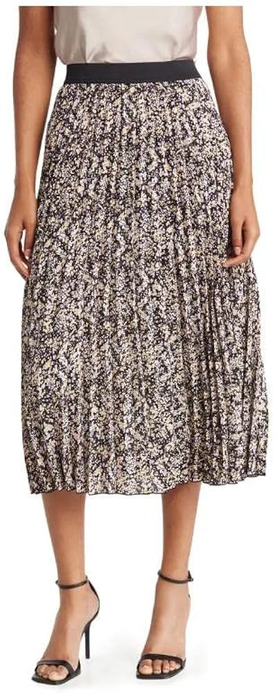 Vince Camuto Ladies Pleated Midi Skirt