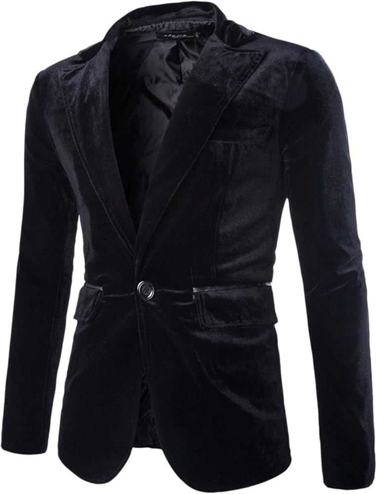 Men's Casual Blazer Suit Jackets Lightweight Sports Coats One Button Men's Suits Sport Coats Busniess Jacket