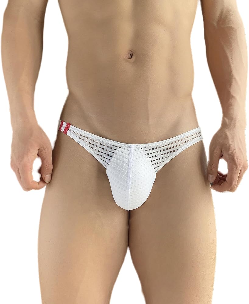 mens thong underwear gay sexy for bottom men breathable cool Low-rise briefs G-string