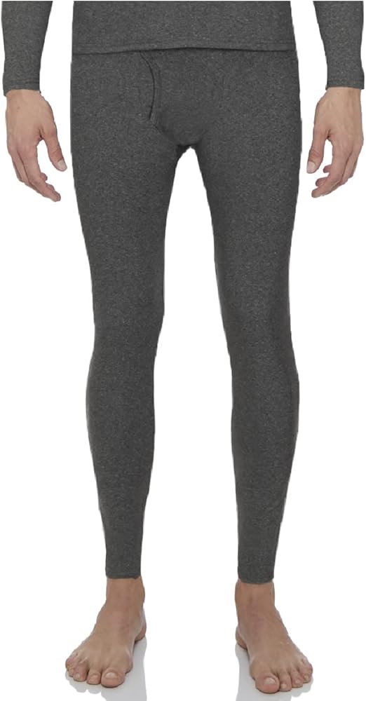 Rocky Men's Thermal Bottoms Long Johns Fleece Lined Base Layer Pants, Insulated for Outdoor Ski Warmth/Extreme Cold Pajamas