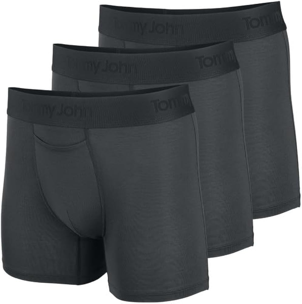 Tommy John Second Skin Men's Modal Trunks - Silky Soft, Supportive Underwear with Contour Pouch and Quick Draw Fly