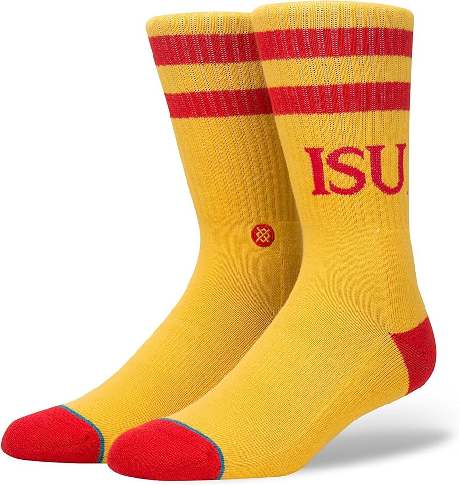 Stance M556D16IWS Men's Iowa ST Socks, Gold - L