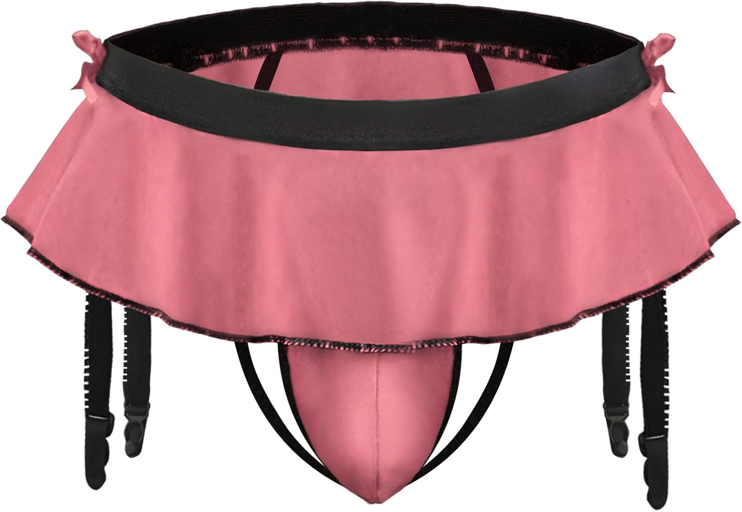JEERLEEP Men's G-String Thongs T-Back Garter Pants Underwear