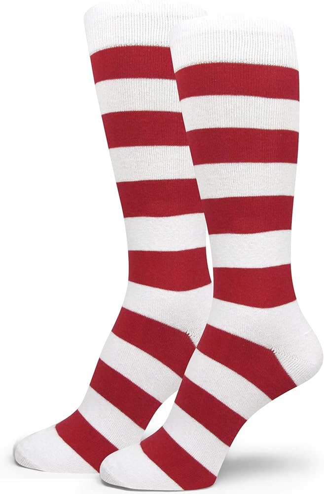Men's Groomsmen Gifts Wedding Color Dress Socks (One Size 10-13 & Big Size 14-16)