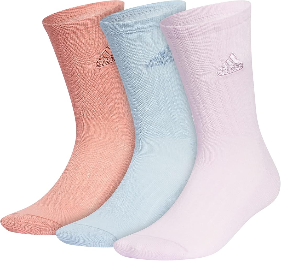 adidas Men's Classic Cushioned Crew Socks (3-Pair)