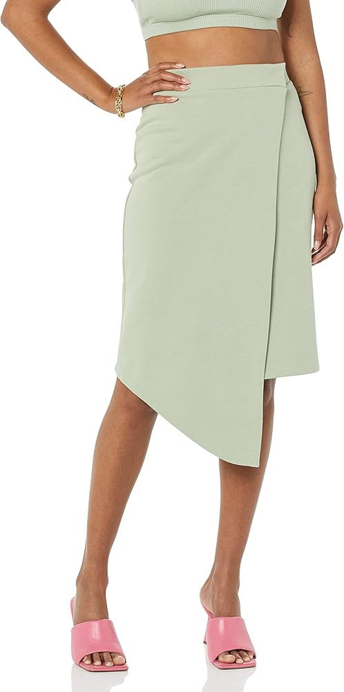 TEREA Women's Hazel Wrap Midi Skirt