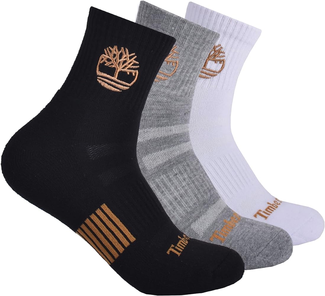 Timberland Mens Half Cushioned Quarter Socks